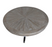 Round Wooden Dining Table with Stainless Steel Base