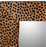 Leopard Leather Wall Mirror