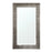 Ares Distressed Silver Rectangular Wall Mirror
