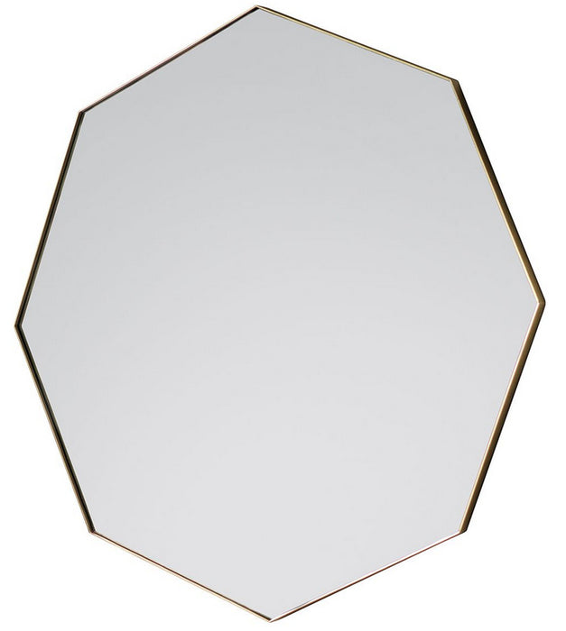 Bowie Octagonal Champagne Wall Mirror