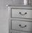 Chic Silver 5 Drawer Chest