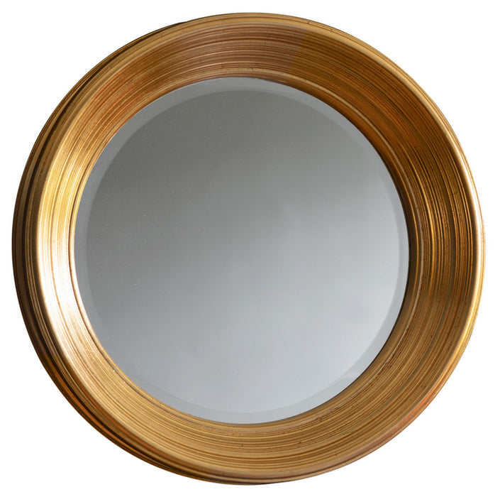 Chaplin Gold Round Wall Mirror