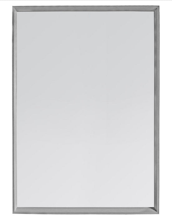 Comet Modern Grey Rectangular Wall Mirror