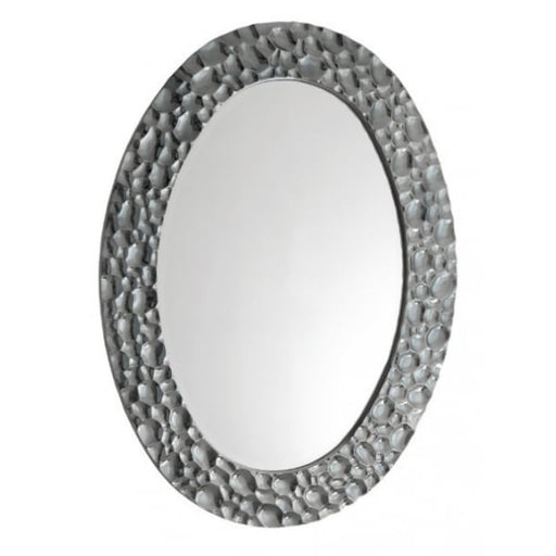 Eira Chrome Oval Wall Mirror