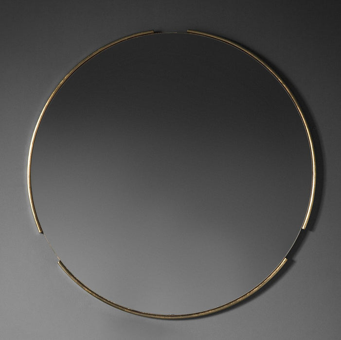 Fitzroy Gold Round Wall Mirror