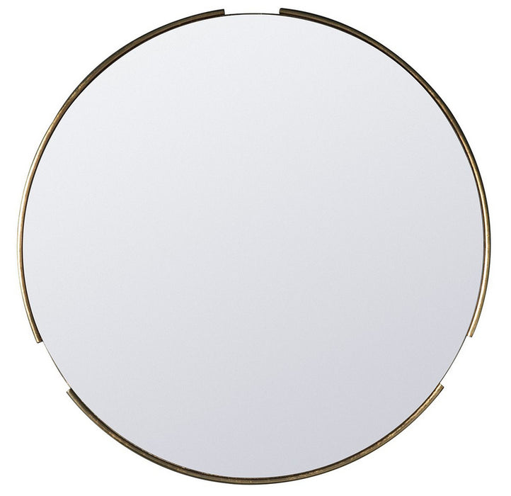 Fitzroy Gold Round Wall Mirror