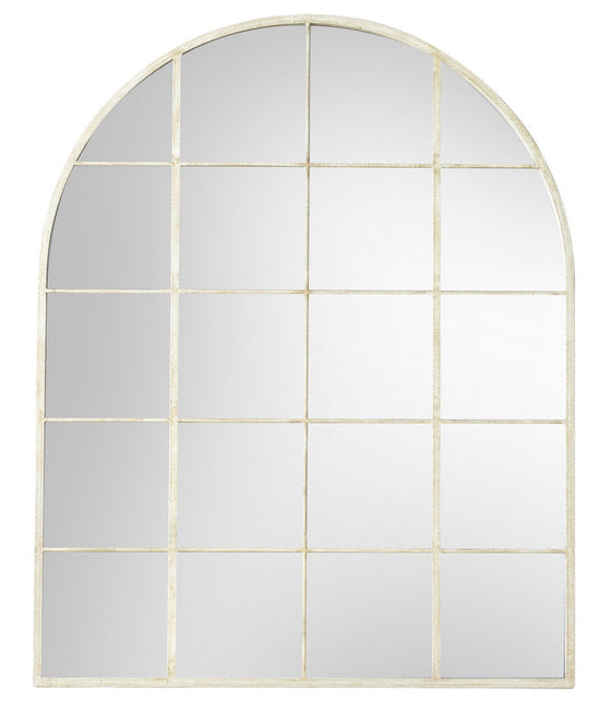 Hampstead Modern White Arched Wall Mirror