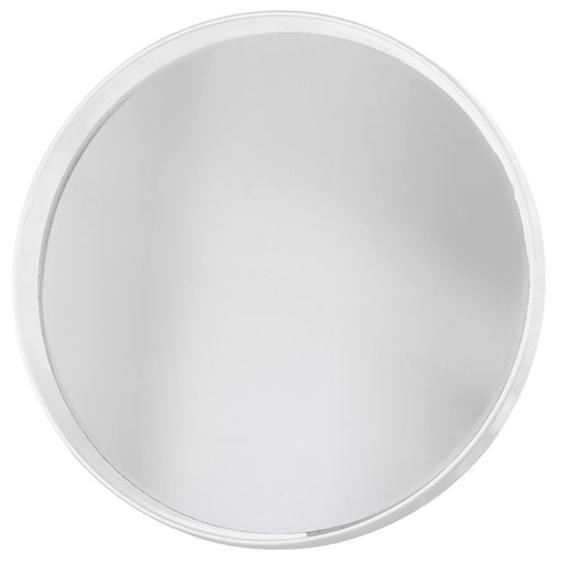 Harvey White Round Wall Mirror