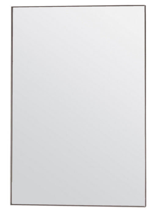 Hurston Silver Modern Rectangular Wall Mirror