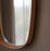 Keaton Walnut Modern Wall Mirror