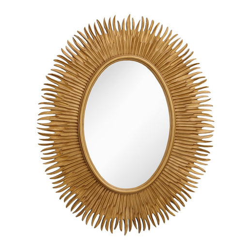 Moher Gold Oval Wall Mirror
