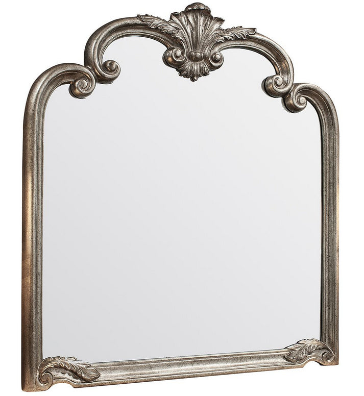 Palazzo Silver Overmantle Wall Mirror