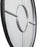 Rocca Black & Silver Large Round Wall Mirror