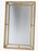 Sinatra Gold Rectangular Wall Mirror