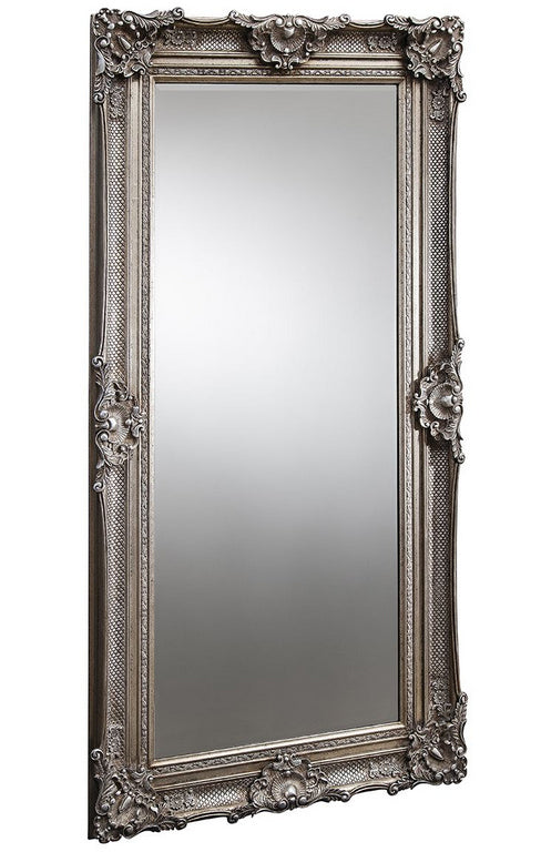 Stretton Antique Silver Leaner Mirror
