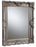 Stretton Antique Silver Rectangular Wall Mirror