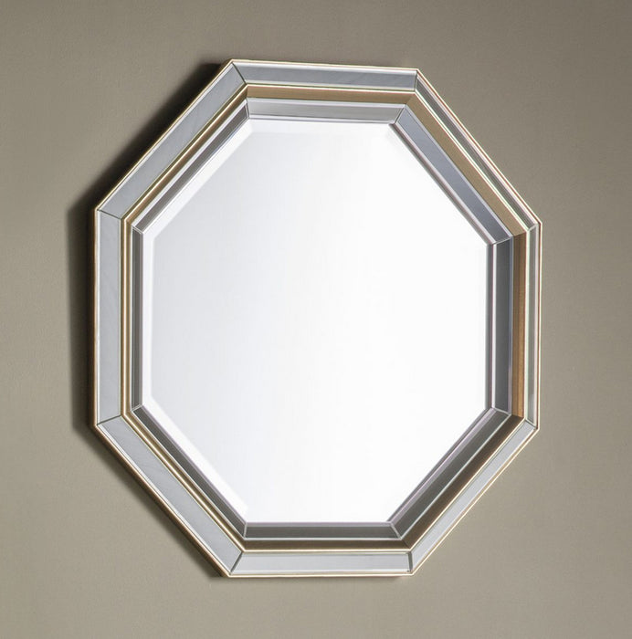 Vogue Gold Modern Octagonal Wall Mirror