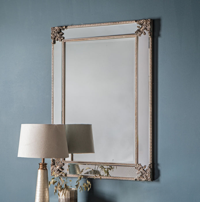 Wilson Champagne Rectangular Wall Mirror