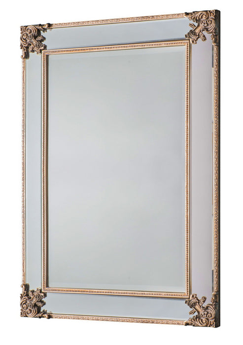 Wilson Gold Rectangular Wall Mirror
