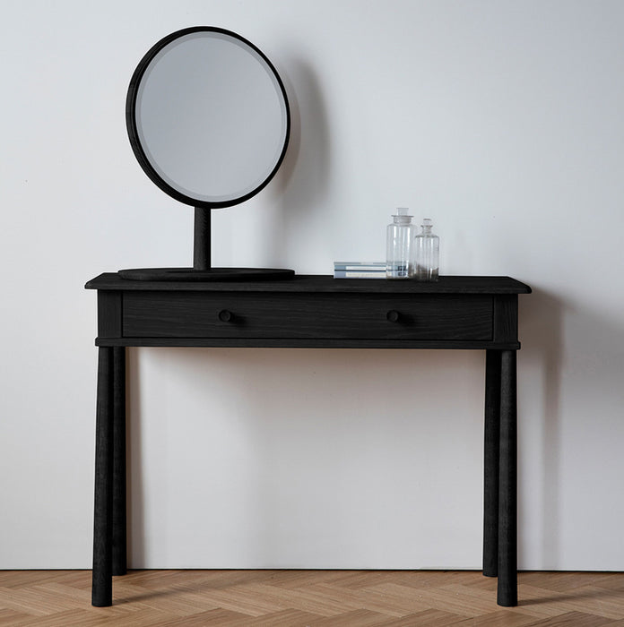 Wycombe 1 Drawer Black Dressing Table