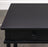 Wycombe 1 Drawer Black Dressing Table