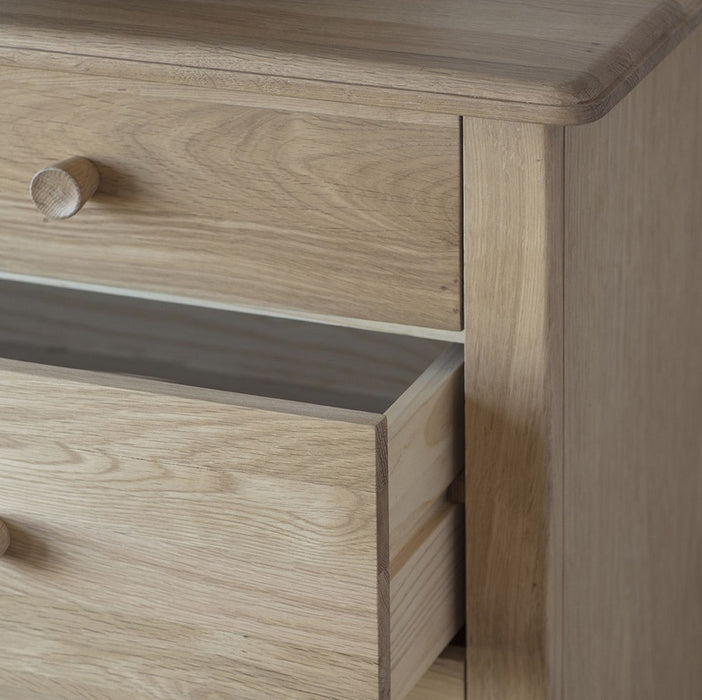Wycombe Oak 5 Drawer Chest