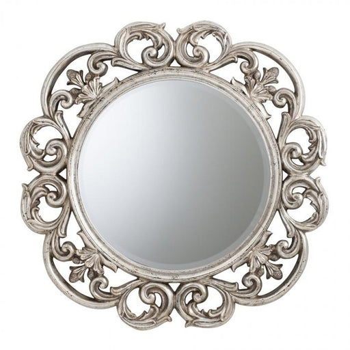 Chartwell Round Traditional Ornate Wall Mirror-Ornate Mirror-Chic Concept