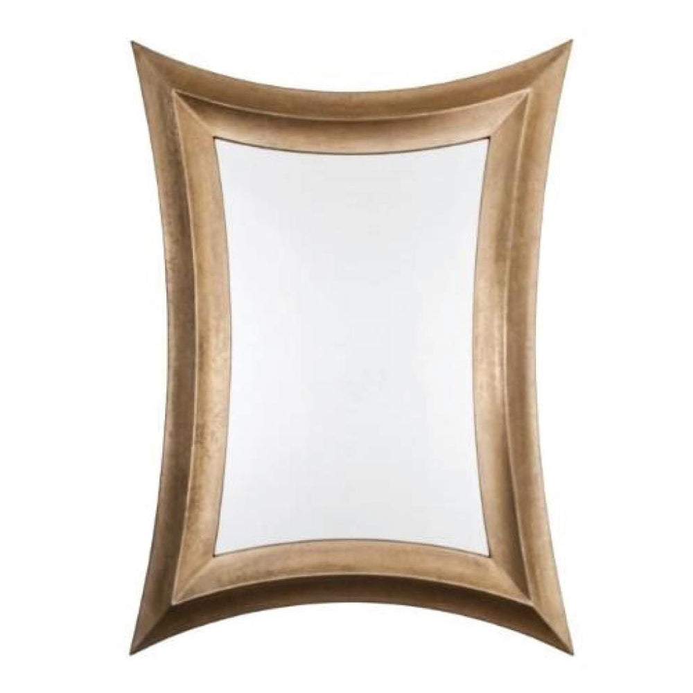 Distress Bronze Coco Curved Wall Mirror