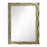 Simona Distress Gold Rectangular Wall Mirror