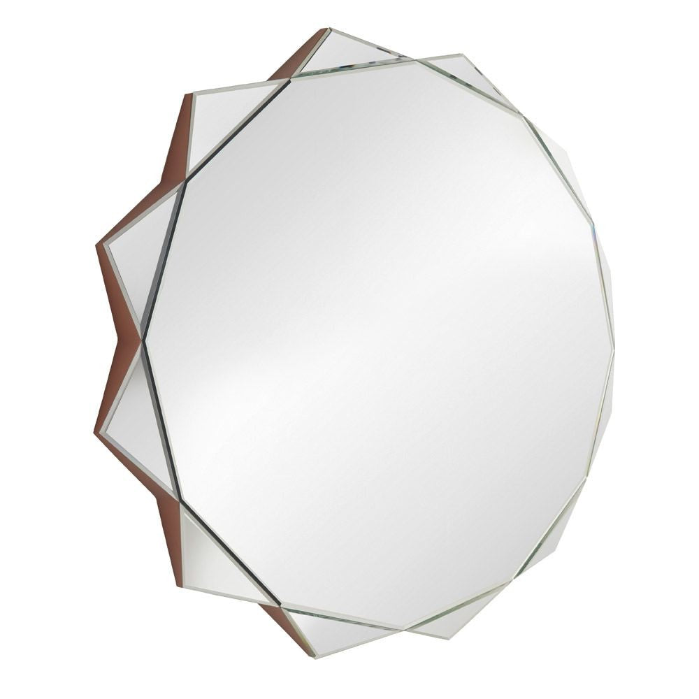 Sol Art Deco Angled Wall Mirror